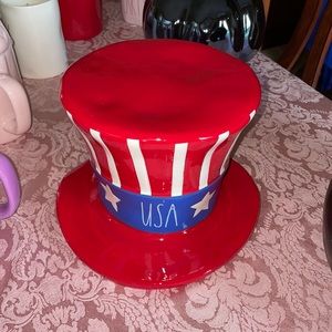 Rae Dunn Uncle Sam Hat USA